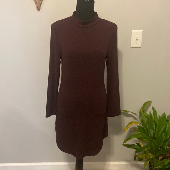 Streetwear society Burgundy Dress - Picture 1 of 6